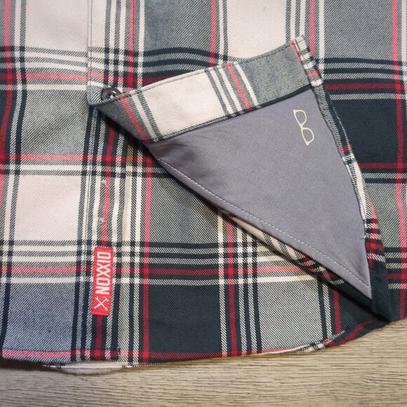 Dixxon Flannel Company Men's Medium The Boss Kindig-It Plaid Flannel Shirt Red - Picture 5 of 9